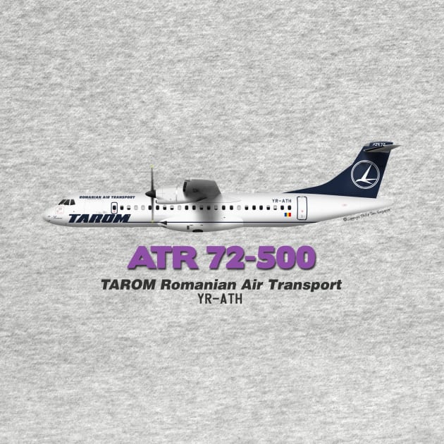 Avions de Transport Régional 72-500 - TAROM Romanian Air Transport by TheArtofFlying